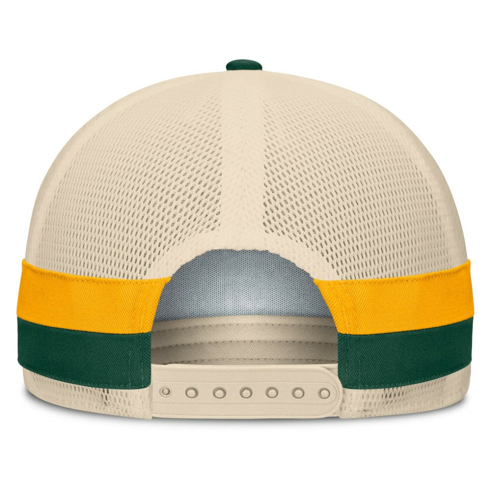 Athletics Fanatics Inherited Side Stripe Trucker Adjustable Hat Lifestyle