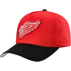 Detroit Red Wings - Mitchell & Ness May Flowers Pro Crown Adjustable Hat Red/Black