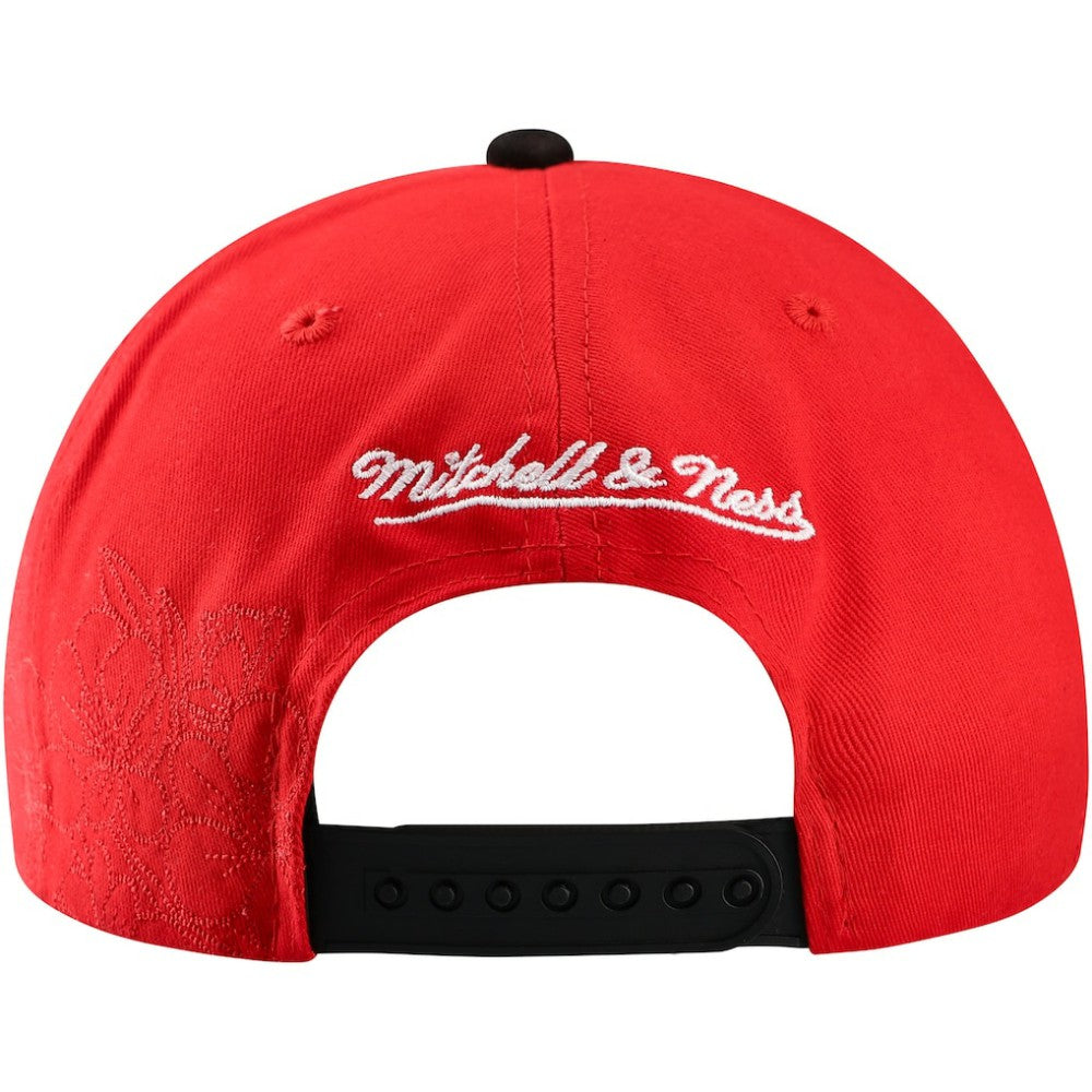 Detroit Red Wings - Mitchell & Ness May Flowers Pro Crown Adjustable Hat Red/Black