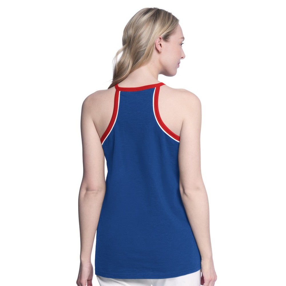 Chicago Cubs G-III 4Her by Carl Banks Women's Curveball Racerback Tank Top Sale