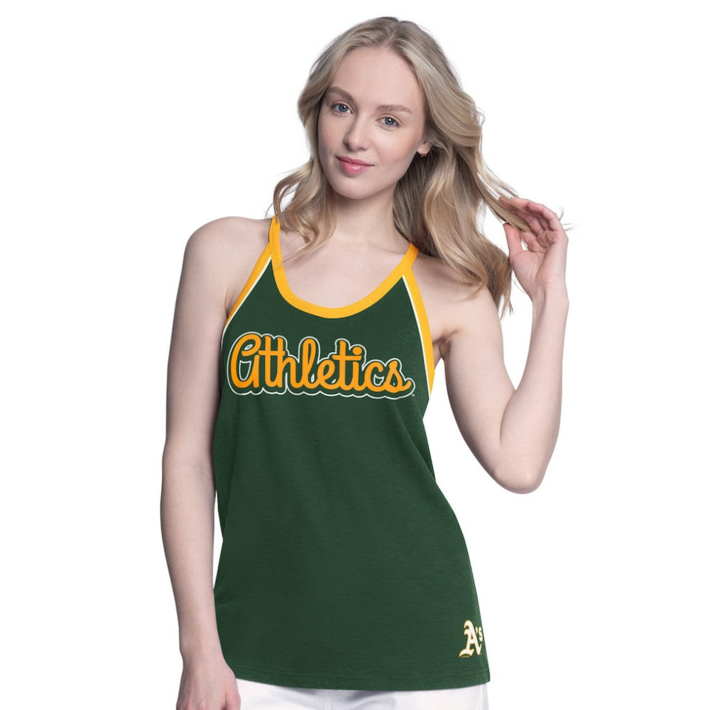 Athletics G-III 4Her by Carl Banks Women's Curveball Racerback Tank Top Lifestyle