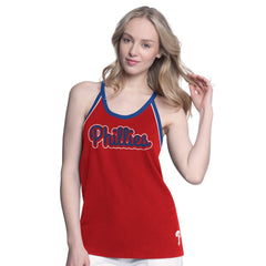 Philadelphia Phillies G-III 4Her by Carl Banks Women's Curveball Racerback Tank Top Sale