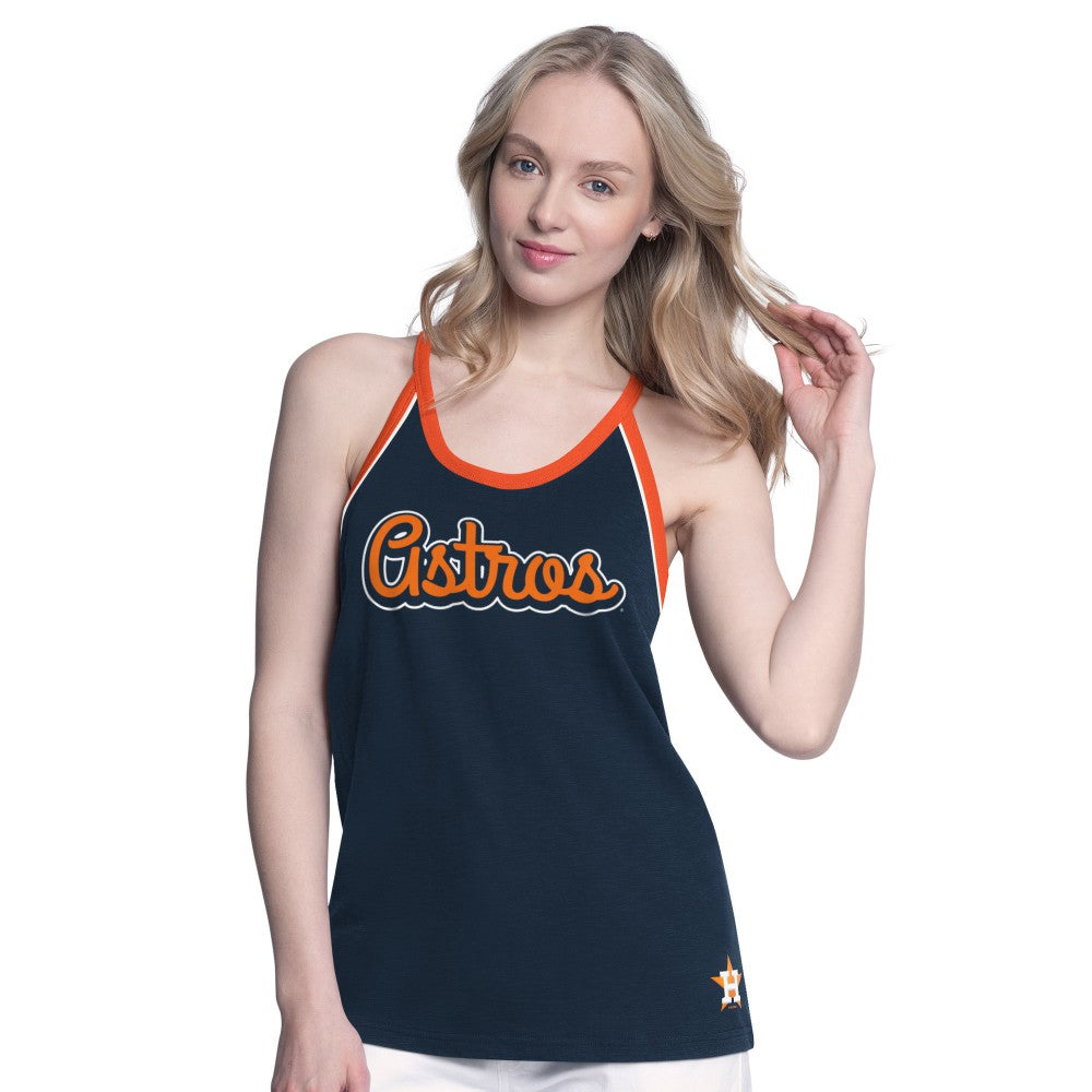 Houston Astros G-III 4Her by Carl Banks Women's Curveball Racerback Tank Top Online