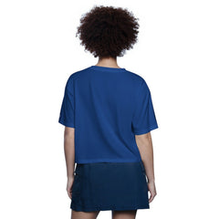 Chicago Cubs Starter Women's Play the Ball Boxy Cropped T-Shirt Lifestyle