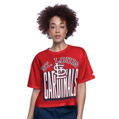 St. Louis Cardinals Starter Women's Play the Ball Boxy Cropped T-Shirt discount