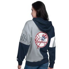 New York Yankees Starter Women's Curve Ball Full Zip Hoodie Sweatshirt On Sale
