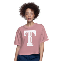 Texas Rangers Starter Women's Play the Ball Boxy Cropped T-Shirt discount