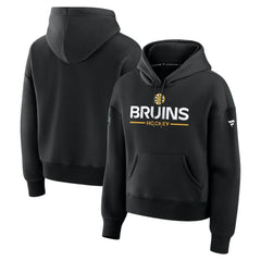 Boston Bruins Fanatics Women's Authentic Pro Primary Pullover Hoodie Black