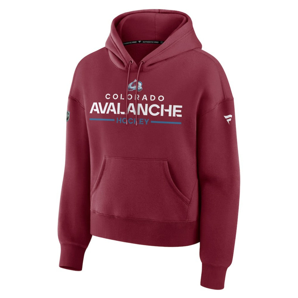 Colorado Avalanche - Fanatics Women's Authentic Pro Primary Pullover Hoodie Burgundy