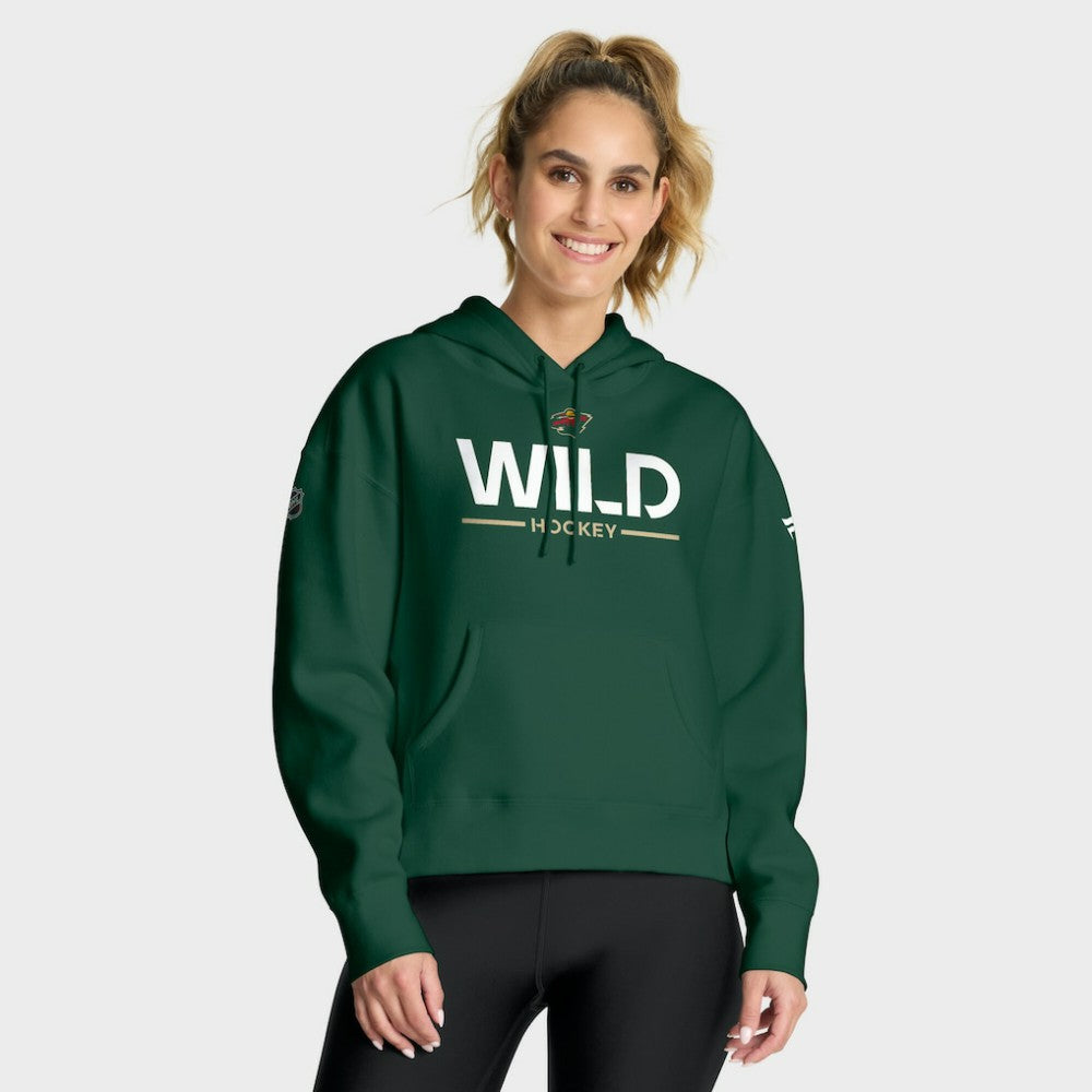 Minnesota Wild - Fanatics Women's Authentic Pro Primary Pullover Hoodie Green