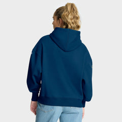 Seattle Kraken Fanatics Women's Authentic Pro Primary Pullover Hoodie Deep Sea Blue