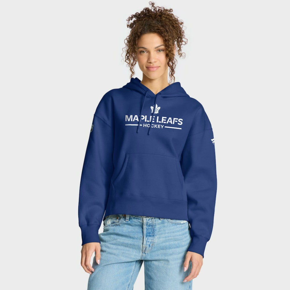 Toronto Maple Leafs - Fanatics Women's Authentic Pro Primary Pullover Hoodie Blue