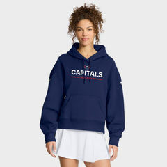 Washington Capitals Fanatics Women's Authentic Pro Primary Pullover Hoodie Navy