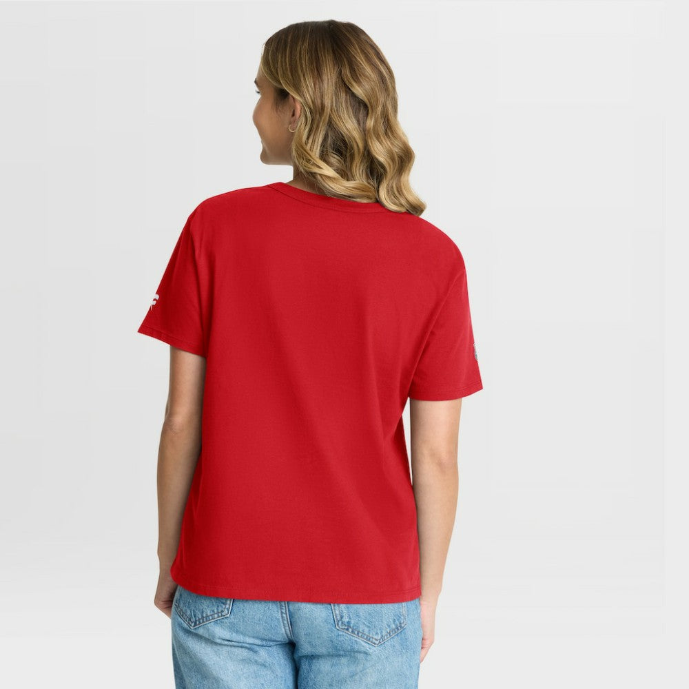 New York Rangers Fanatics Women's Authentic Pro Primary T-Shirt Red