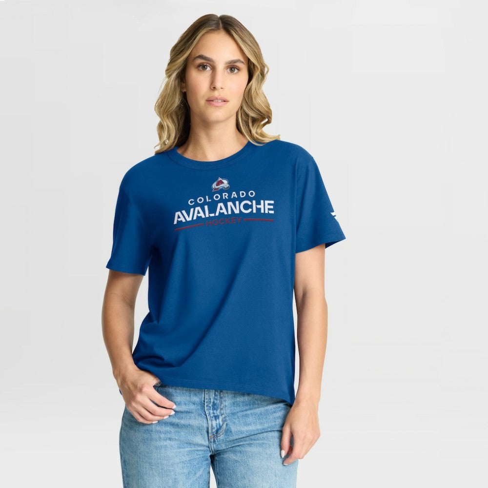 Colorado Avalanche - Fanatics Women's Authentic Pro Primary T-Shirt Blue
