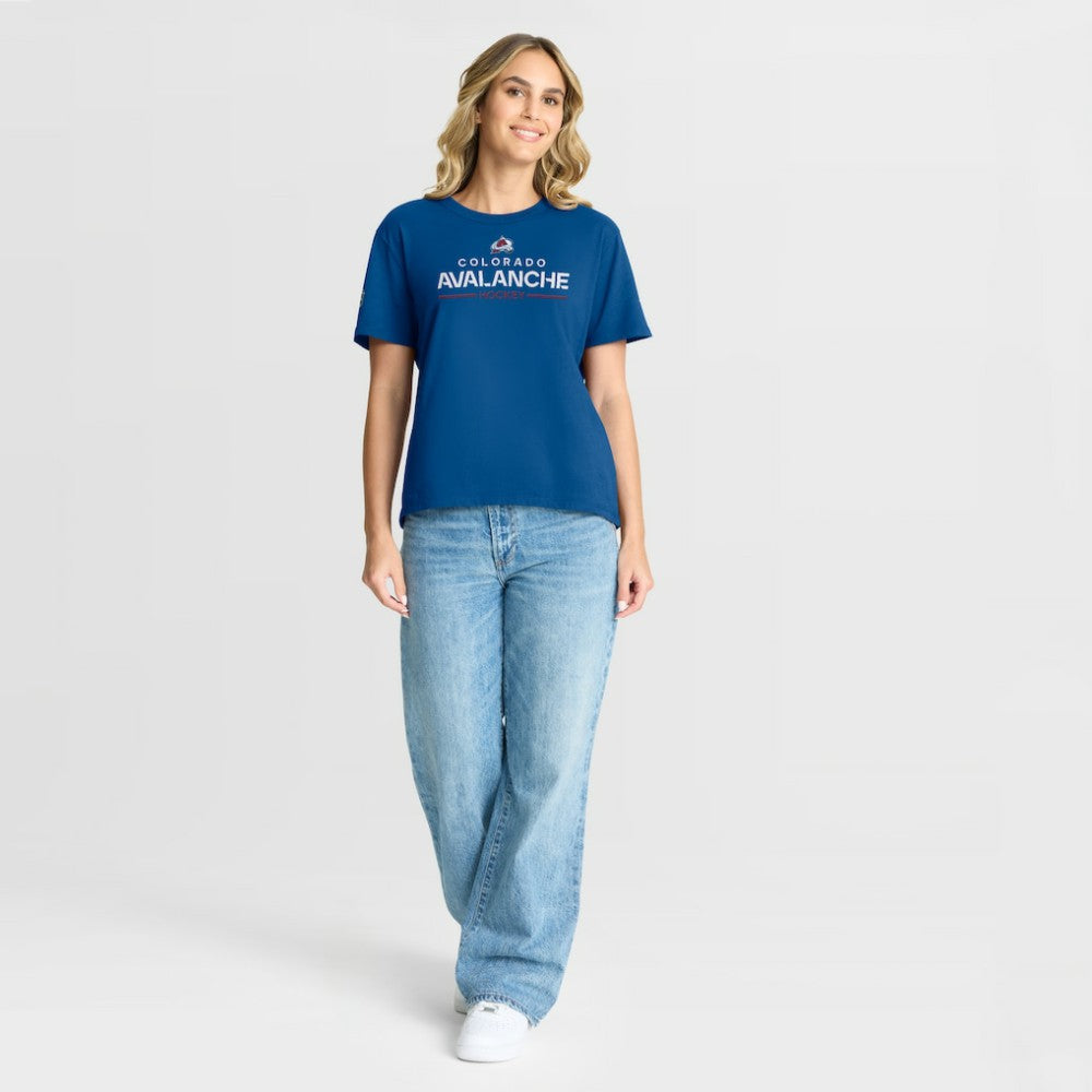 Colorado Avalanche - Fanatics Women's Authentic Pro Primary T-Shirt Blue