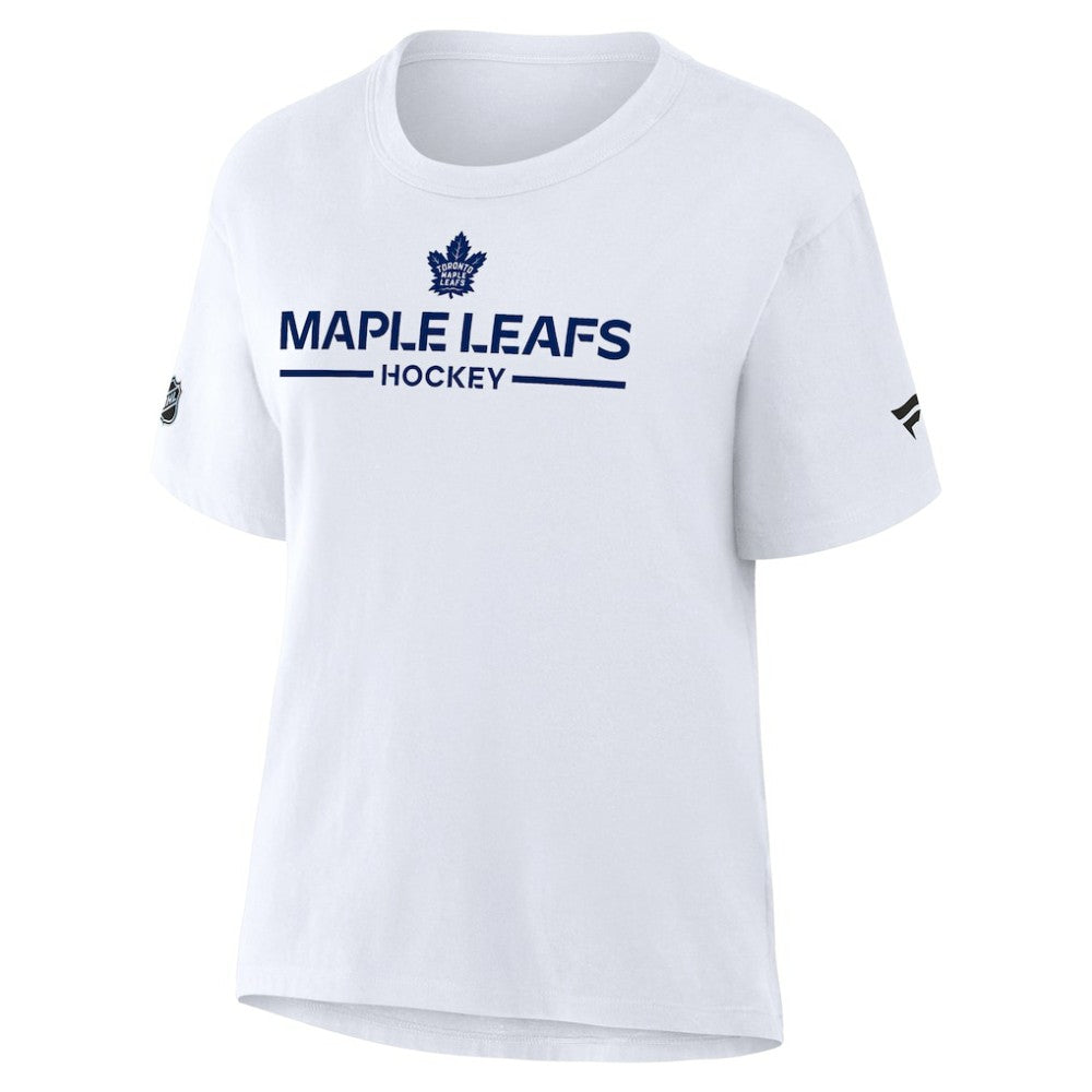 Toronto Maple Leafs - Fanatics Women's Authentic Pro Primary T-Shirt White