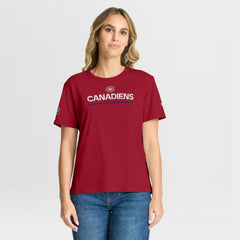 Montreal Canadiens - Fanatics Women's Authentic Pro Primary T-Shirt Red