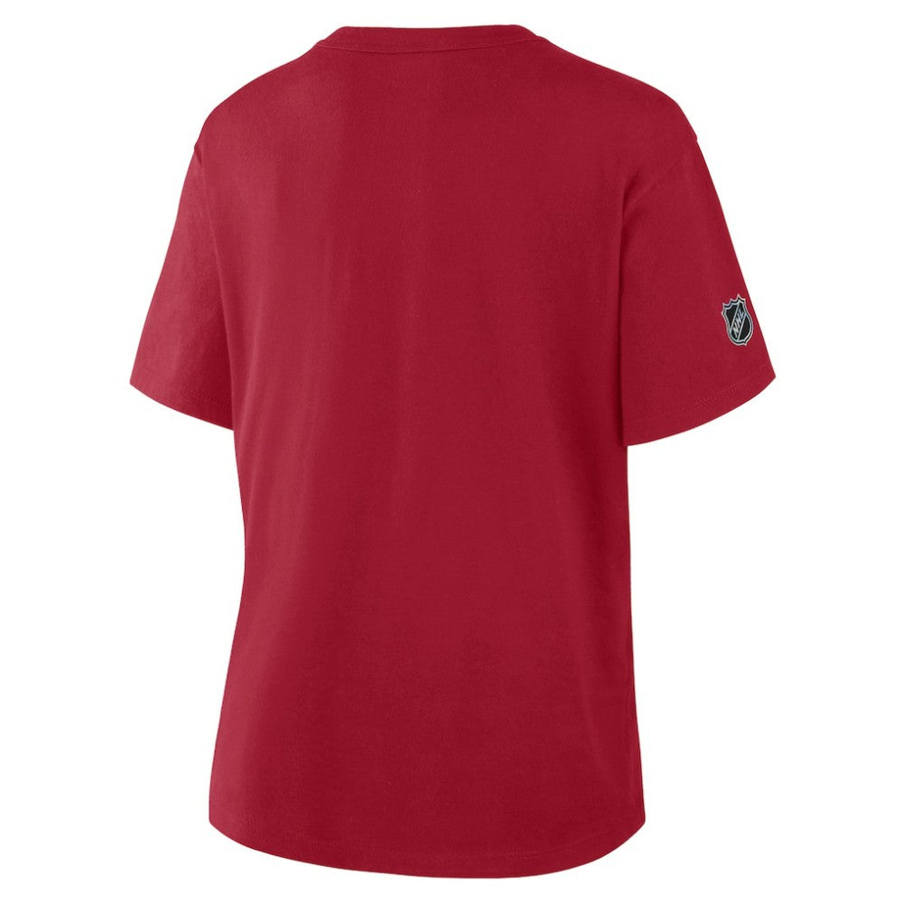 Montreal Canadiens - Fanatics Women's Authentic Pro Primary T-Shirt Red