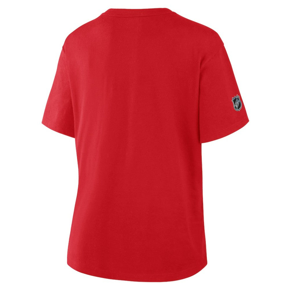 New Jersey Devils - Fanatics Women's Authentic Pro Primary T-Shirt Red