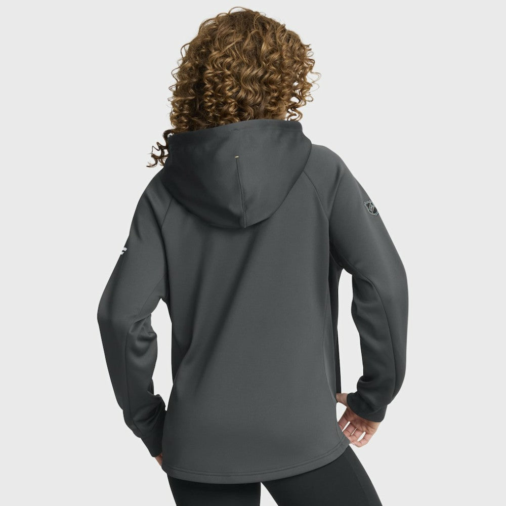 Vegas Golden Knights Fanatics Women's Authentic Pro Rink Raglan Full-Zip Hoodie Black