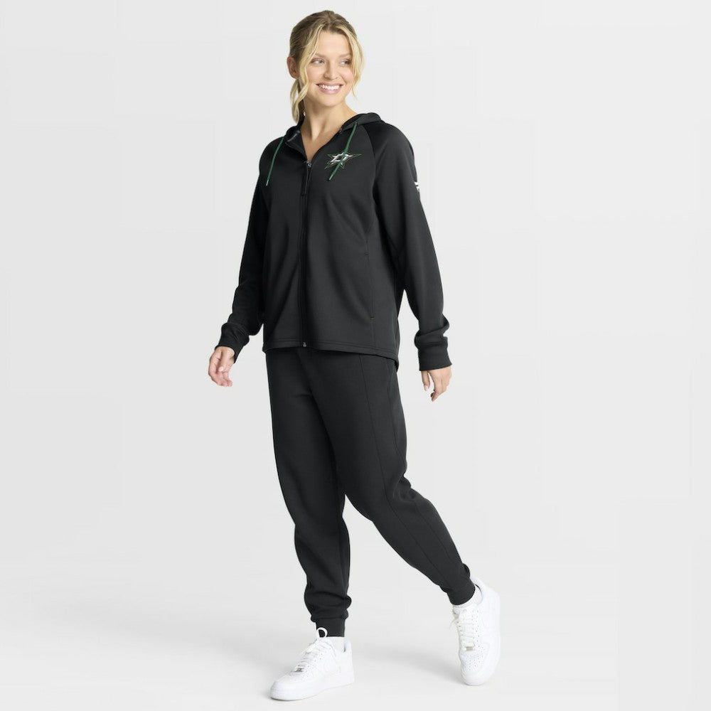 Dallas Stars - Fanatics Women's Authentic Pro Rink Raglan Full-Zip Hoodie Black