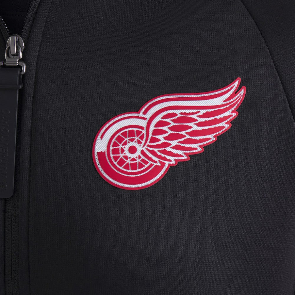 Detroit Red Wings - Fanatics Women's Authentic Pro Rink Raglan Full-Zip Hoodie Black