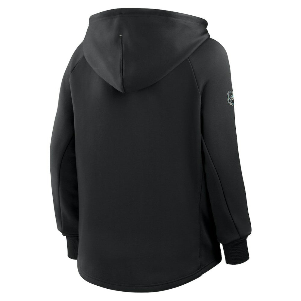 Los Angeles Kings - Fanatics Women's Authentic Pro Rink Raglan Full-Zip Hoodie Black