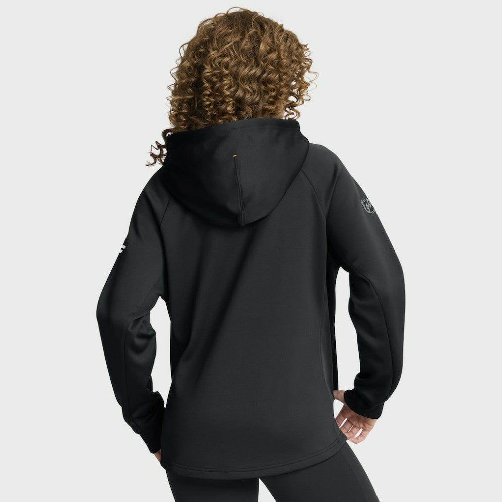 Boston Bruins Fanatics Women's Authentic Pro Rink Raglan Full-Zip Hoodie Black