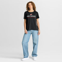 Detroit Red Wings - Fanatics Women's Authentic Pro Rink Tech T-Shirt Black