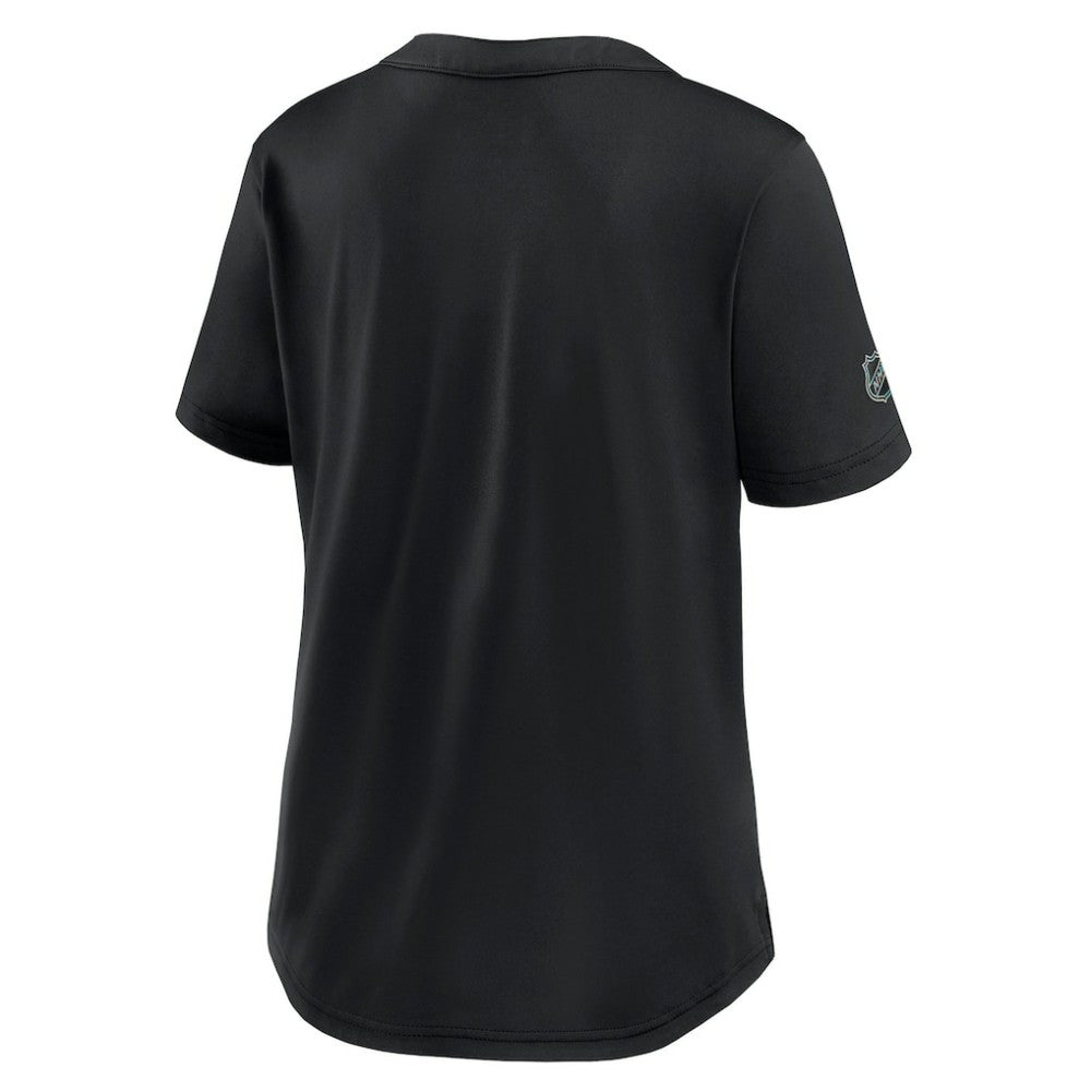 Detroit Red Wings - Fanatics Women's Authentic Pro Rink Tech T-Shirt Black