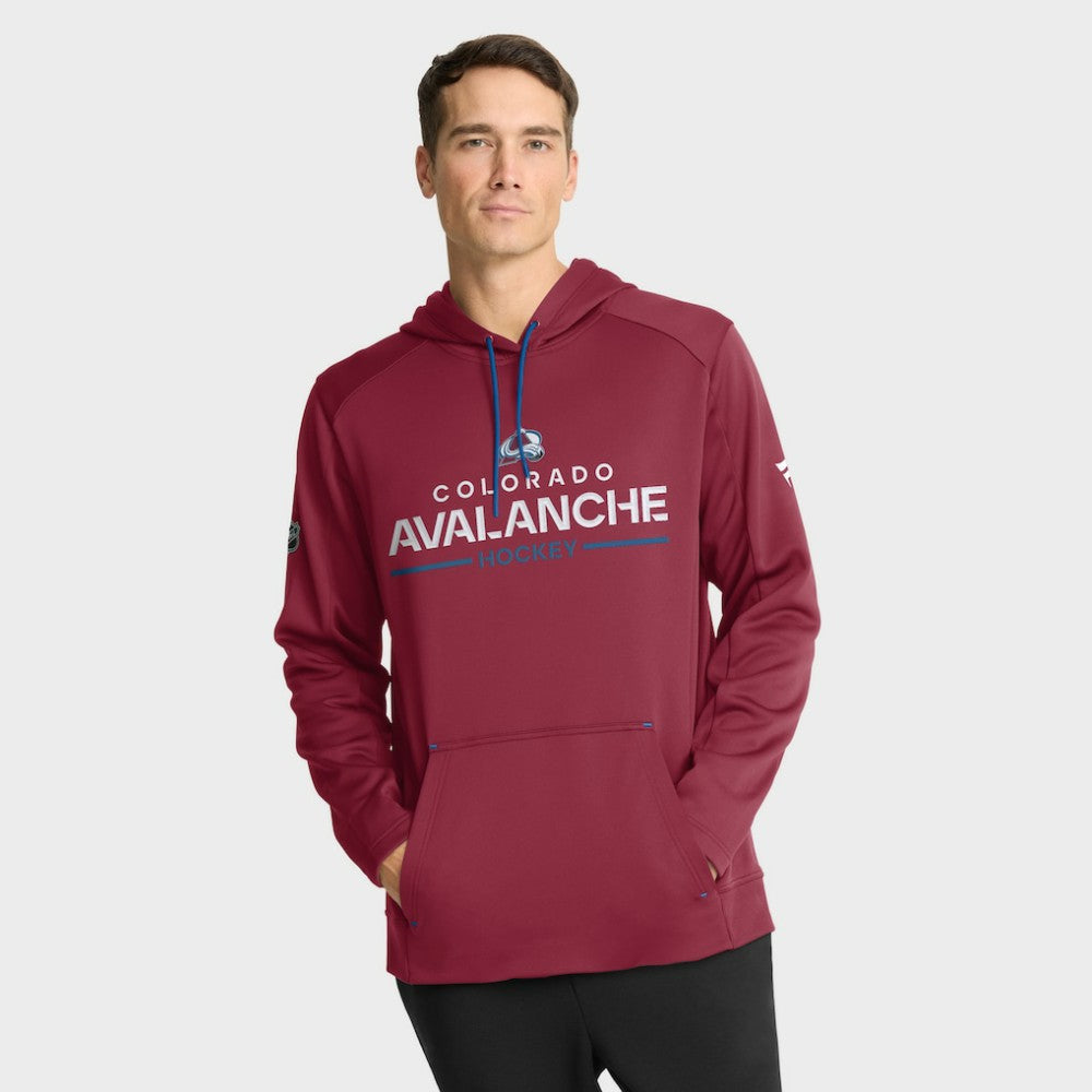Colorado Avalanche - Fanatics Authentic Pro Rink Hoodie Burgundy