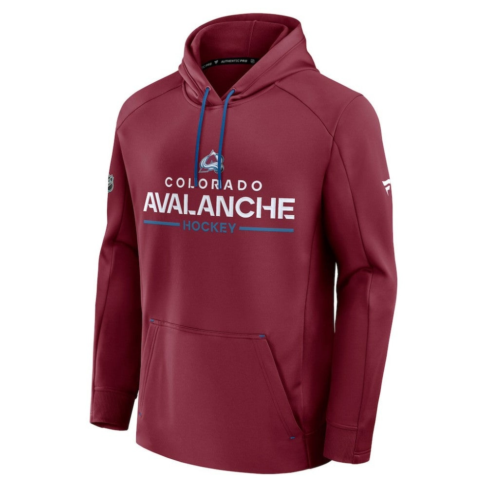 Colorado Avalanche - Fanatics Authentic Pro Rink Hoodie Burgundy