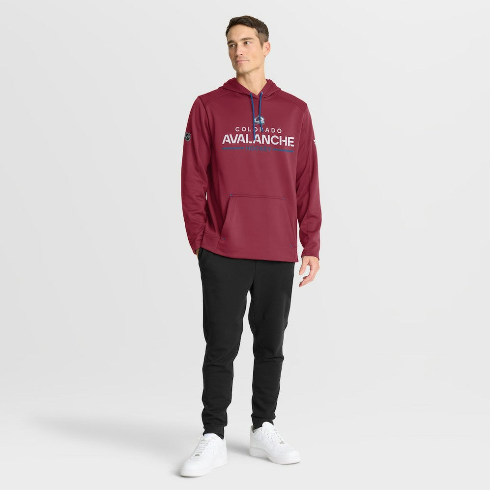 Colorado Avalanche - Fanatics Authentic Pro Rink Hoodie Burgundy