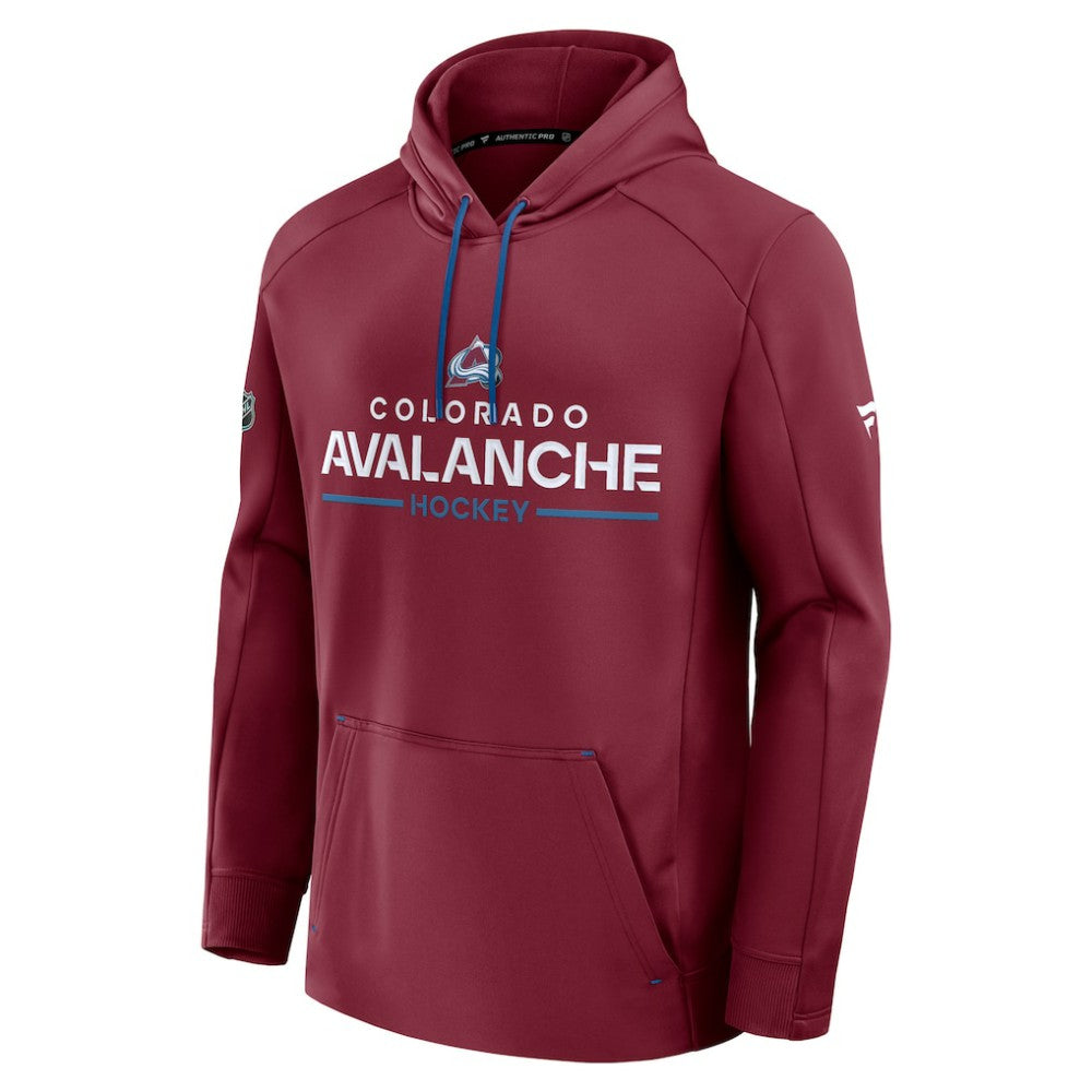 Colorado Avalanche - Fanatics Authentic Pro Rink Hoodie Burgundy