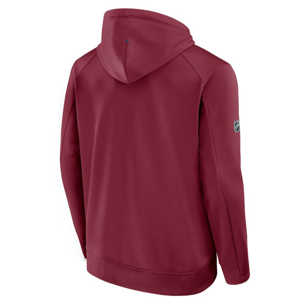 Colorado Avalanche - Fanatics Authentic Pro Rink Hoodie Burgundy