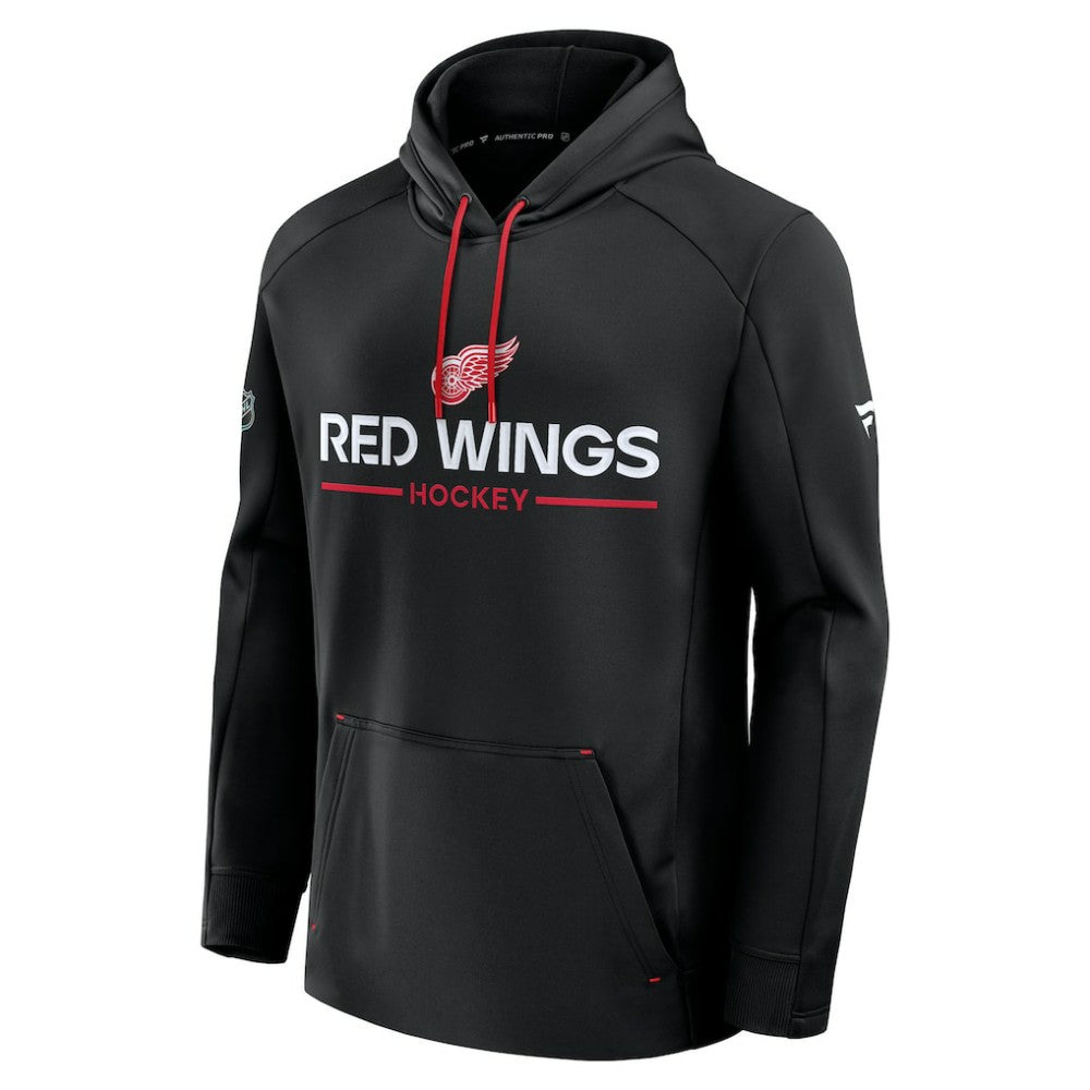 Detroit Red Wings - Fanatics Authentic Pro Rink Hoodie Black