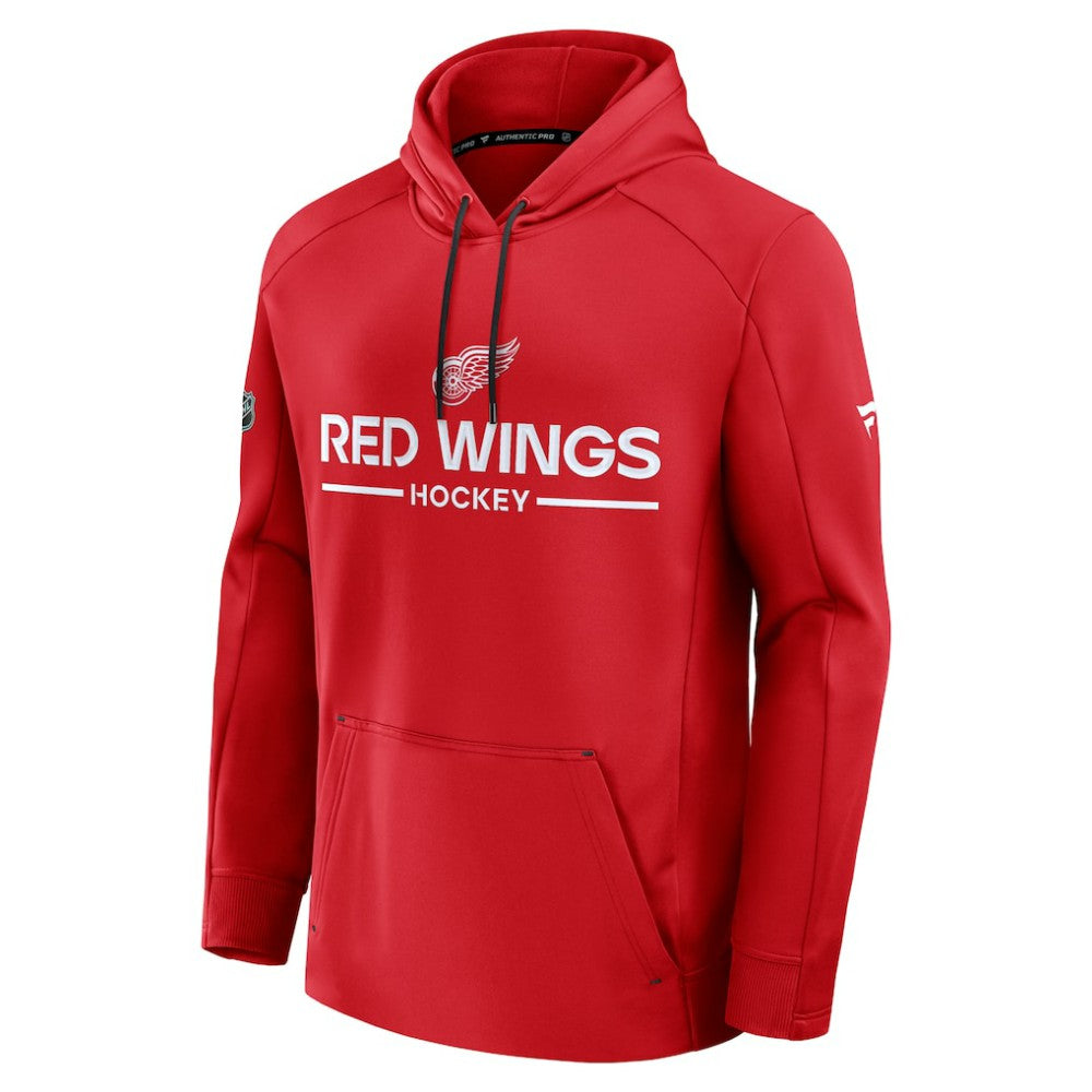 Detroit Red Wings - Fanatics Authentic Pro Rink Hoodie Red