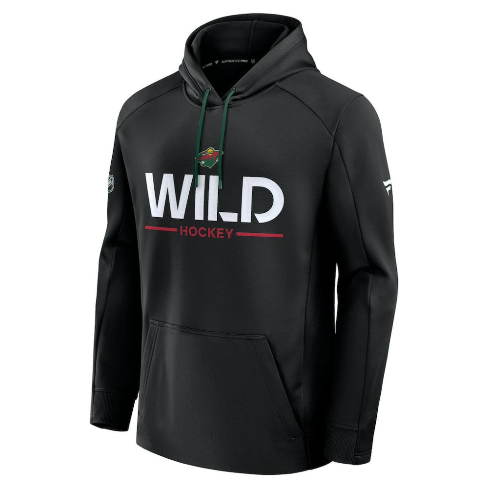 Minnesota Wild - Fanatics Authentic Pro Rink Hoodie Black