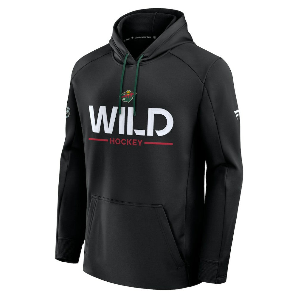 Minnesota Wild - Fanatics Authentic Pro Rink Hoodie Black