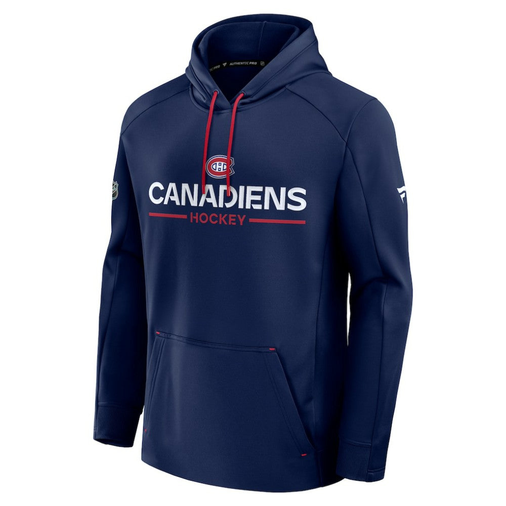 Montreal Canadiens - Fanatics Authentic Pro Rink Hoodie Navy