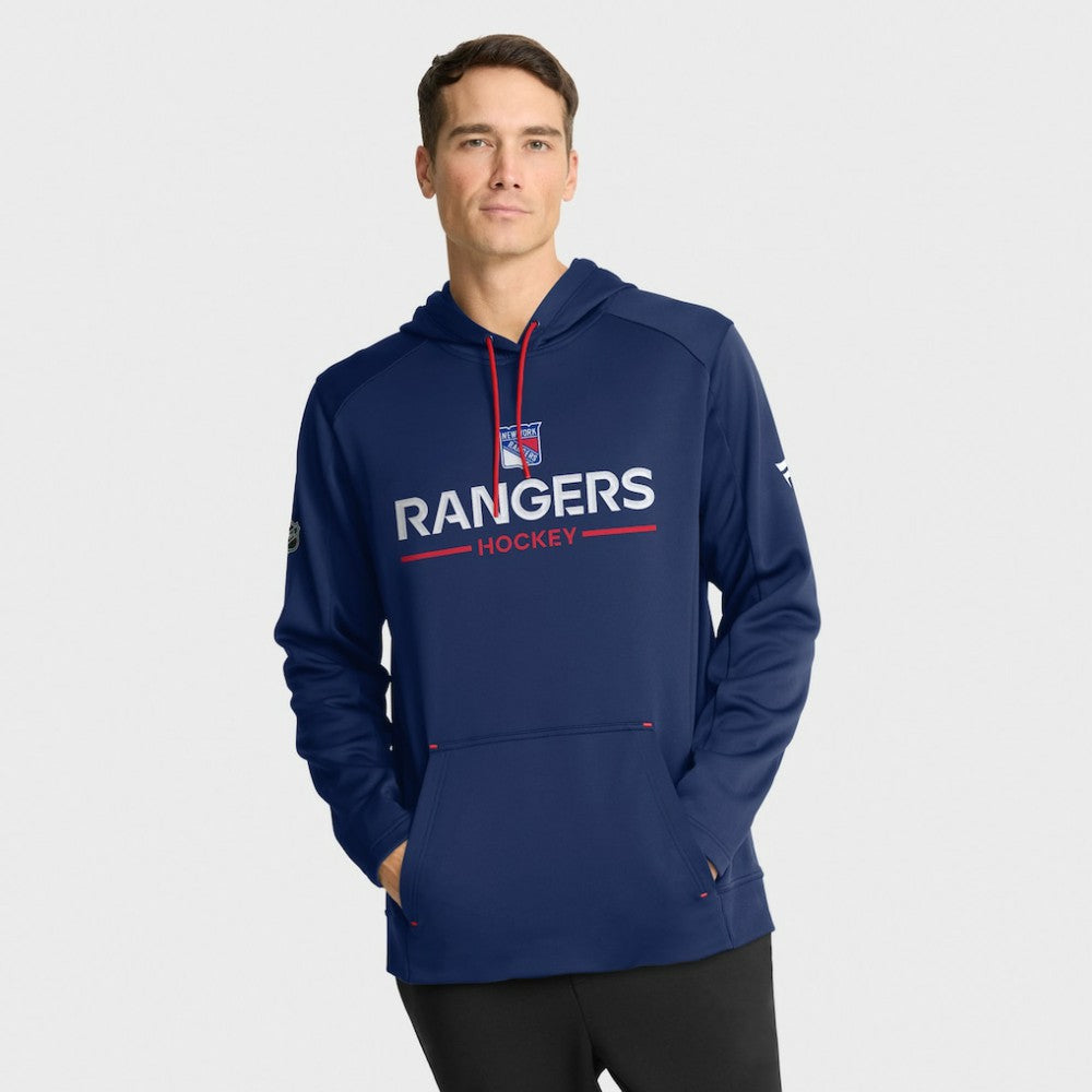 New York Rangers Fanatics Authentic Pro Rink Hoodie Navy