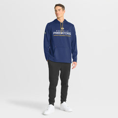 Nashville Predators - Fanatics Authentic Pro Rink Hoodie Navy