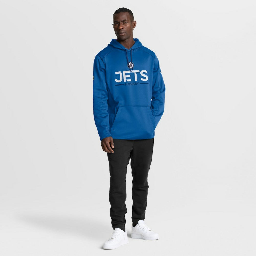 Winnipeg Jets - Fanatics Authentic Pro Rink Hoodie Blue