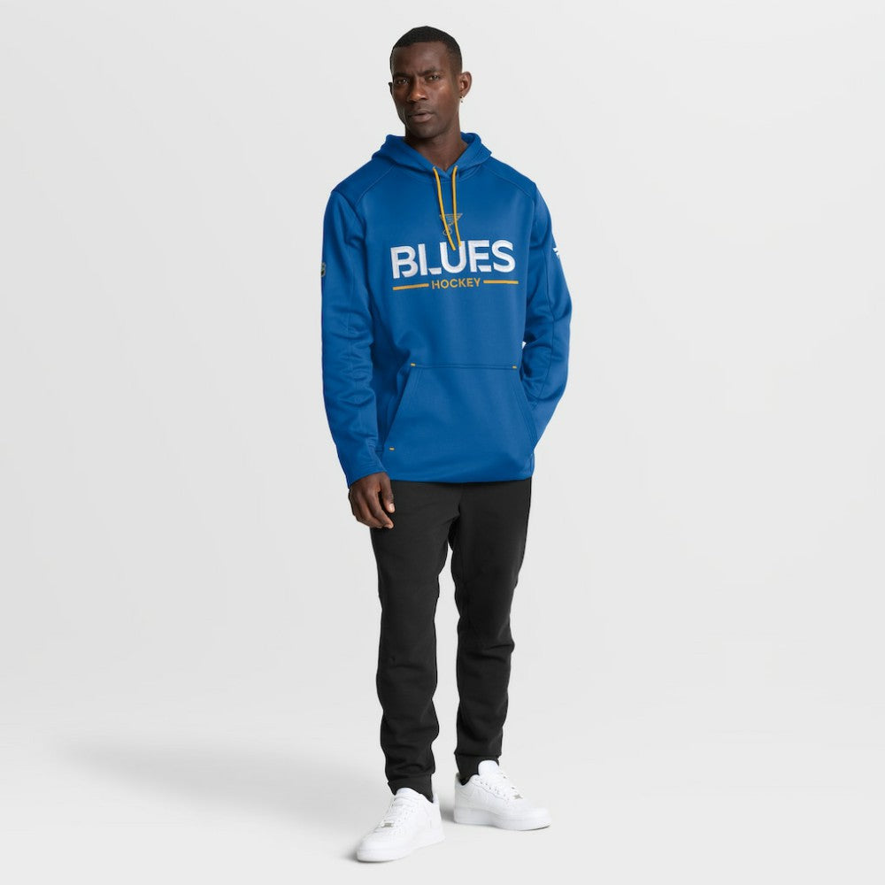 St. Louis Blues - Fanatics Authentic Pro Rink Hoodie Blue