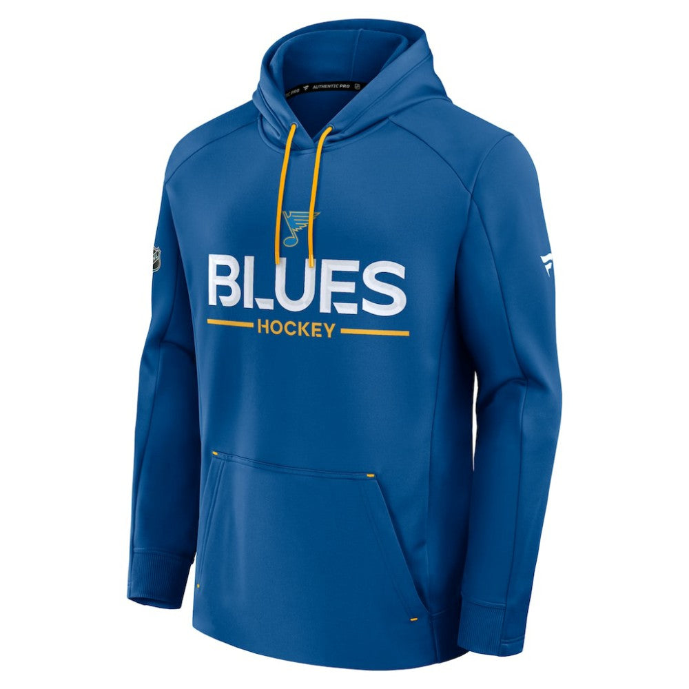 St. Louis Blues - Fanatics Authentic Pro Rink Hoodie Blue