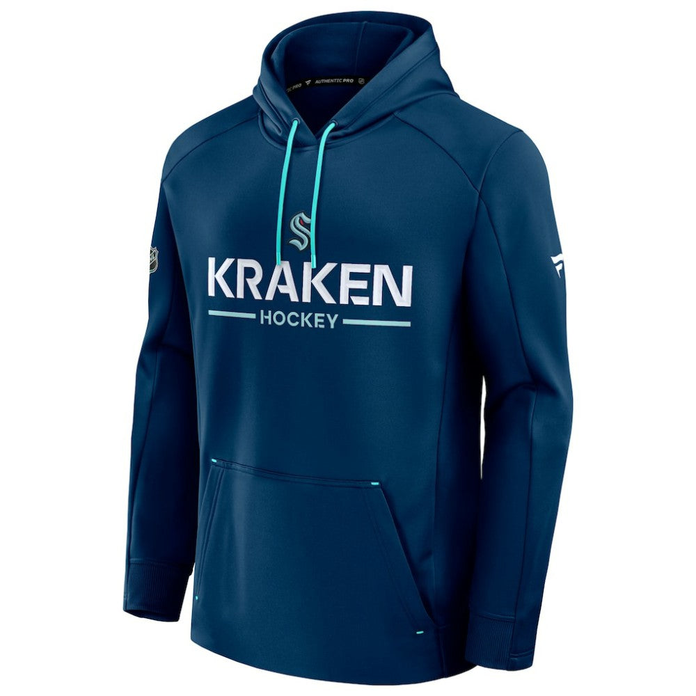 Seattle Kraken Fanatics Authentic Pro Rink Hoodie Deep Sea Blue