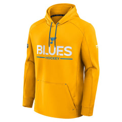 St. Louis Blues - Fanatics Authentic Pro Rink Hoodie Gold