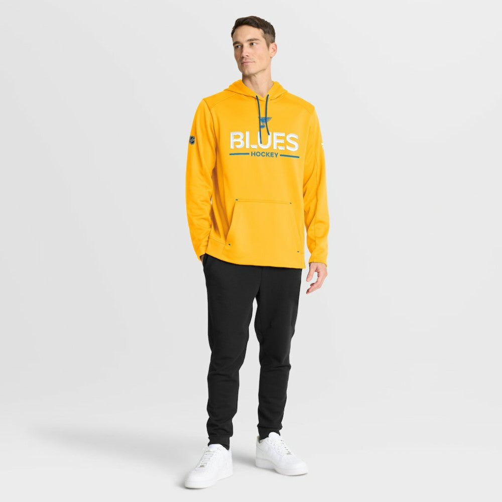 St. Louis Blues - Fanatics Authentic Pro Rink Hoodie Gold