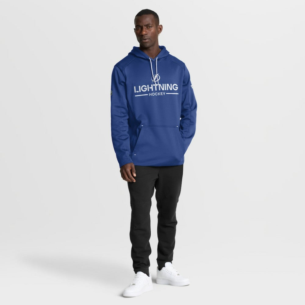 Tampa Bay Lightning - Fanatics Authentic Pro Rink Hoodie Blue